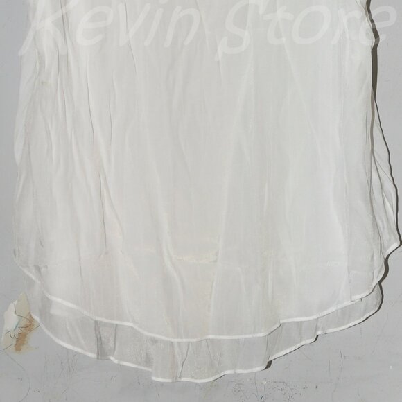 Cristina B Ladies' Sleeveless Blouse Double‎ layer tunic Hi-low hem - Picture 5 of 7